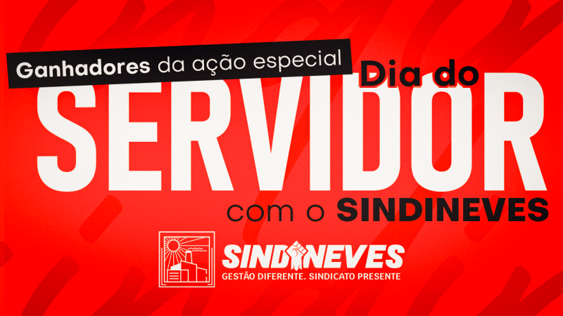 Confira quem foram os ganhadores da Ação Especial pelo Dia do Servidor do Sindineves. Foram dois PIX de R$ 250 e um de R$ 500 💸